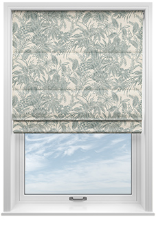 Maui, Slate - Twist&Fit Roman Blind